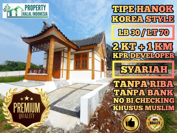 Jual Murah Rumah Islami Desain Hanok Korea Ciampea Bogor Jual Rumah Siap Huni Ready Stock - Unit Indent Desain Modern & Custom Desain – SHM IMB Pecah – KPR Developer & KPR Bank Syariah Indonesia Tanpa Riba – Area Jakarta Bogor Depok Tangerang Tangsel Bekasi Bandung – Property Halal Indonesia – WA 081586669764