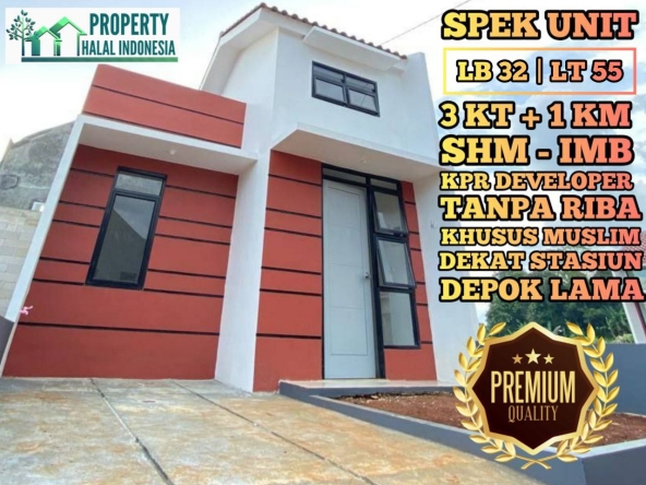 Jual Rumah Siap Huni Ready Stock - Unit Indent Desain Modern & Custom Desain – SHM IMB Pecah – KPR Developer & KPR Bank Syariah Indonesia Tanpa Riba – Area Jakarta Bogor Depok Tangerang Tangsel Bekasi Bandung – Property Halal Indonesia – WA 081586669764