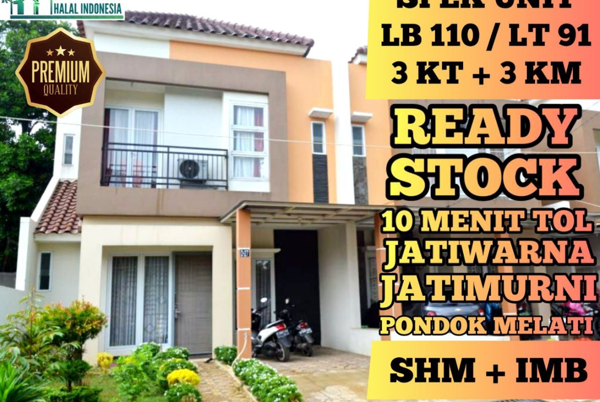 Jual Rumah Siap Huni Ready Stock - Unit Indent Desain Modern & Custom Desain – SHM IMB Pecah – KPR Developer & KPR Bank Syariah Indonesia Tanpa Riba – Area Jakarta Bogor Depok Tangerang Tangsel Bekasi Bandung – Property Halal Indonesia – WA 081586669764