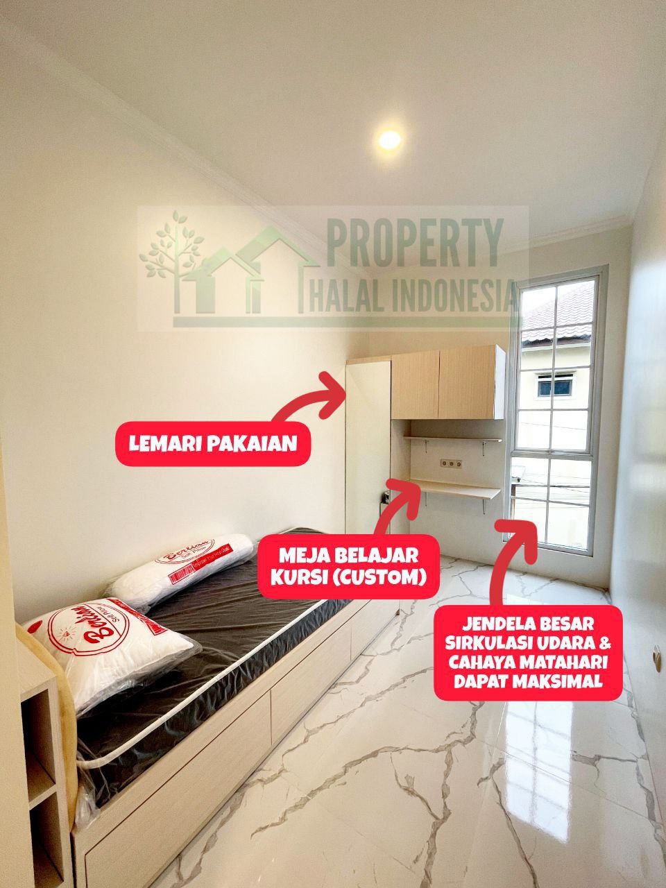 Jual Rumah Kost Modern Full Furnish Lengkap - SHM IMB Kost - Lokasi Strategis Dekat Kampus Ternama Dekat Perkantoran - Wilayah Jakarta Bogor Depok Bandung