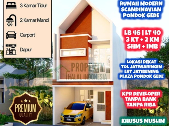 Jual Rumah Siap Huni Ready Stock - Unit Indent Desain Modern & Custom Desain – SHM IMB Pecah – KPR Developer & KPR Bank Syariah Indonesia Tanpa Riba – Area Jakarta Bogor Depok Tangerang Tangsel Bekasi Bandung – Property Halal Indonesia