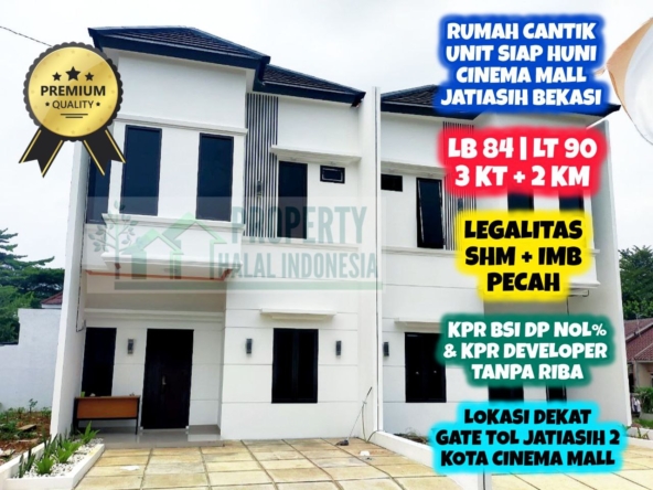 Jual Rumah Ready Siap Huni Parpostel Jatiasih Bekasi - SHM IMB Pecah -KPR Developer & KPR BSI Tanpa DP Tanpa Riba - Dekat Gate Tol Jatiasih 2 - Hubungi Property Halal Indonesia - WA 081586669764