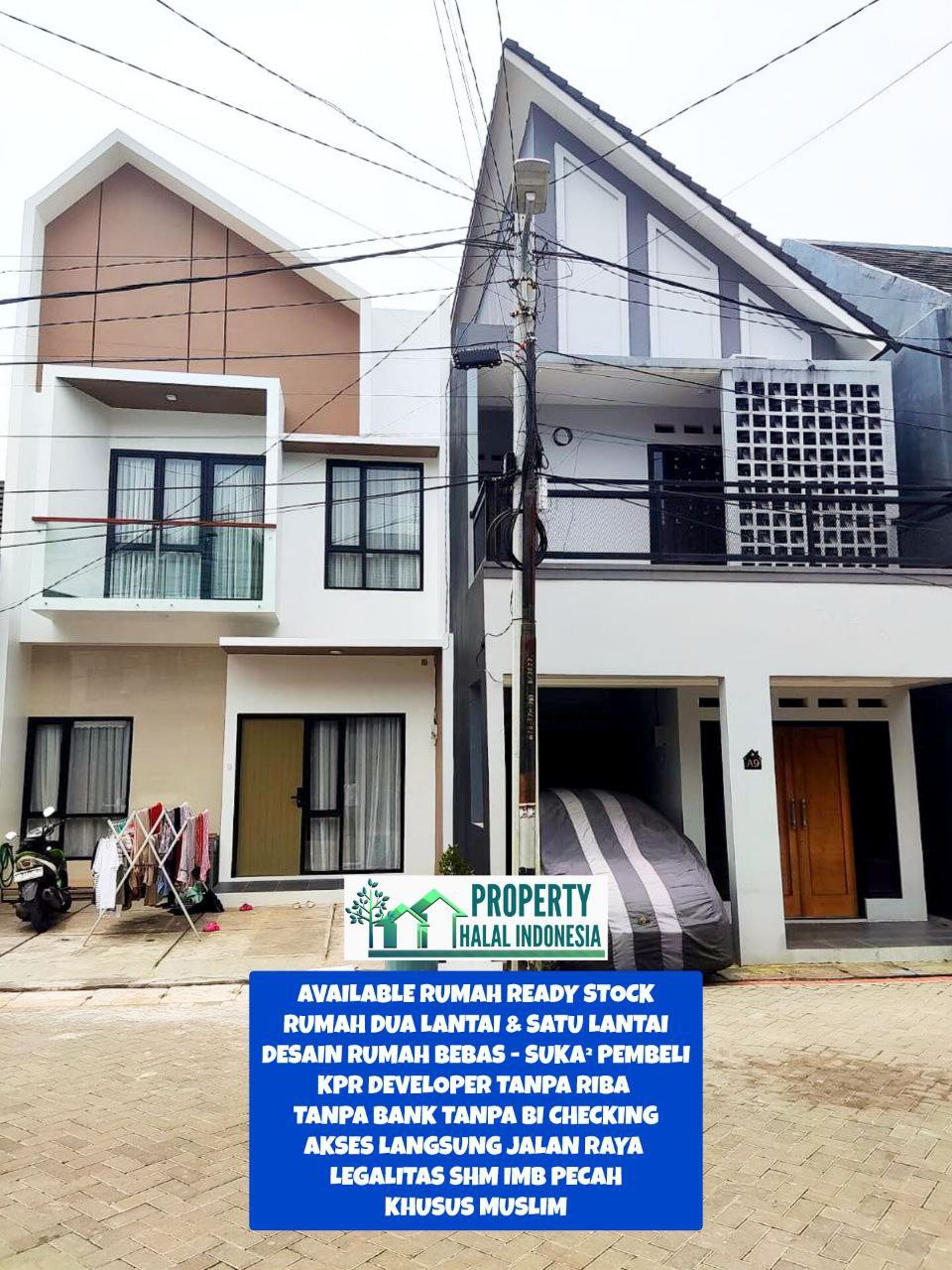 Jual Rumah Siap Huni Ready Stock - Unit Indent Desain Modern & Custom Desain – SHM IMB Pecah – KPR Developer & KPR Bank Syariah Indonesia Tanpa Riba – Area Jakarta Bogor Depok Tangerang Tangsel Bekasi Bandung – Property Halal Indonesia