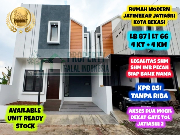 Jual Rumah Siap Huni & Unit Indent Custom Desain – SHM IMB Pecah – KPR Developer & KPR Bank Syariah Indonesia Tanpa Riba – Area Jakarta Bogor Depok Tangerang Tangsel Bekasi Bandung – Property Halal Indonesia