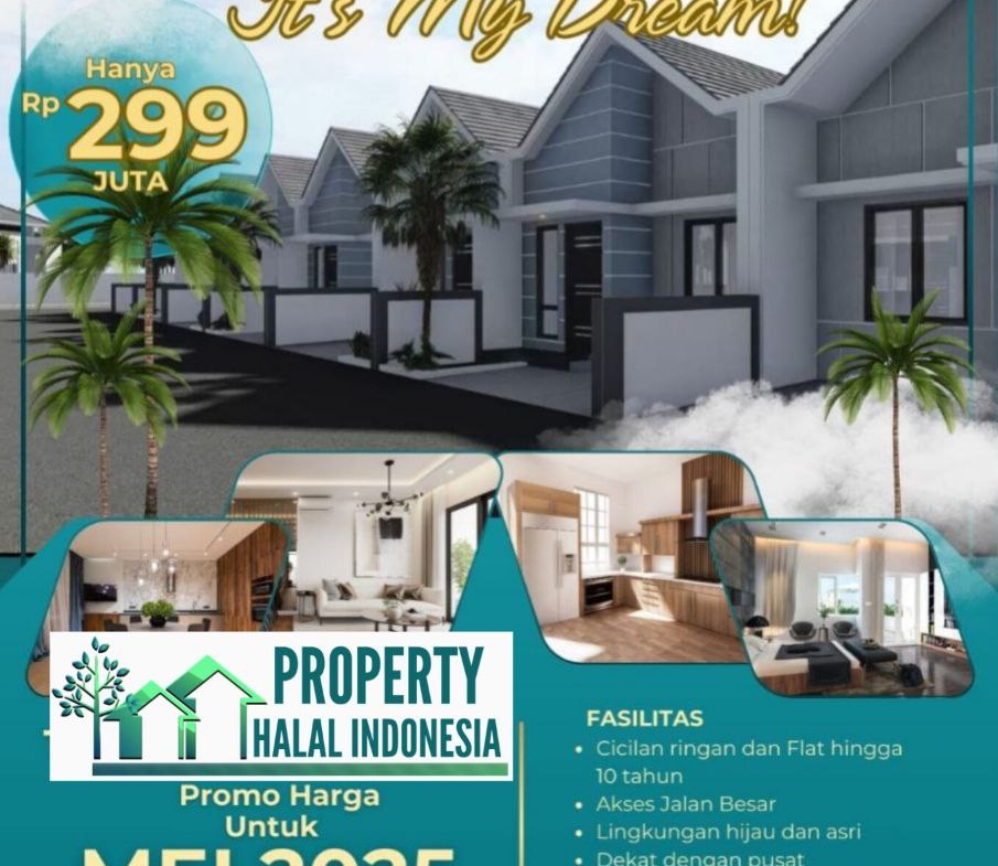 Jual Rumah Murah Tonjong Bogor PWRI Tajurhalang Dekat Jln Raya Parung - KPR Developer Tanpa Riba Tanpa Bank - SHM IMB DP 47 Jt Flat 4.4Jt/Bln - Hubungi Property Halal Indonesia - WA 081586669764