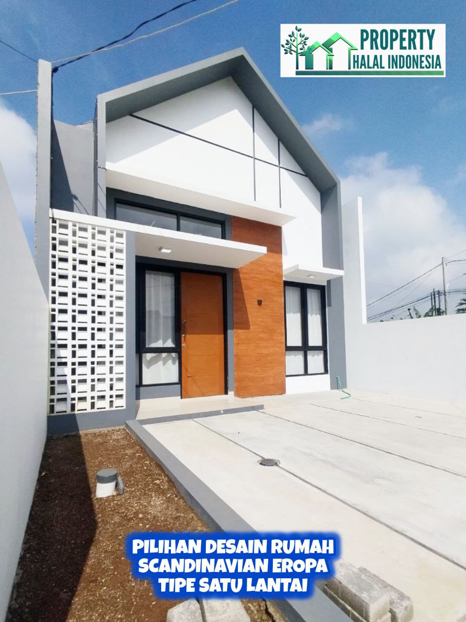 Jual Jual Rumah Islami Modern Scandinavian Cileunyi Kulon Bandung Dekat Gate Tol Cileunyi - SHM IMB Pecah - KPR Developer Tanpa Riba Tanpa Bank - Hubungi Property Halal Indonesia - WA 081586669764