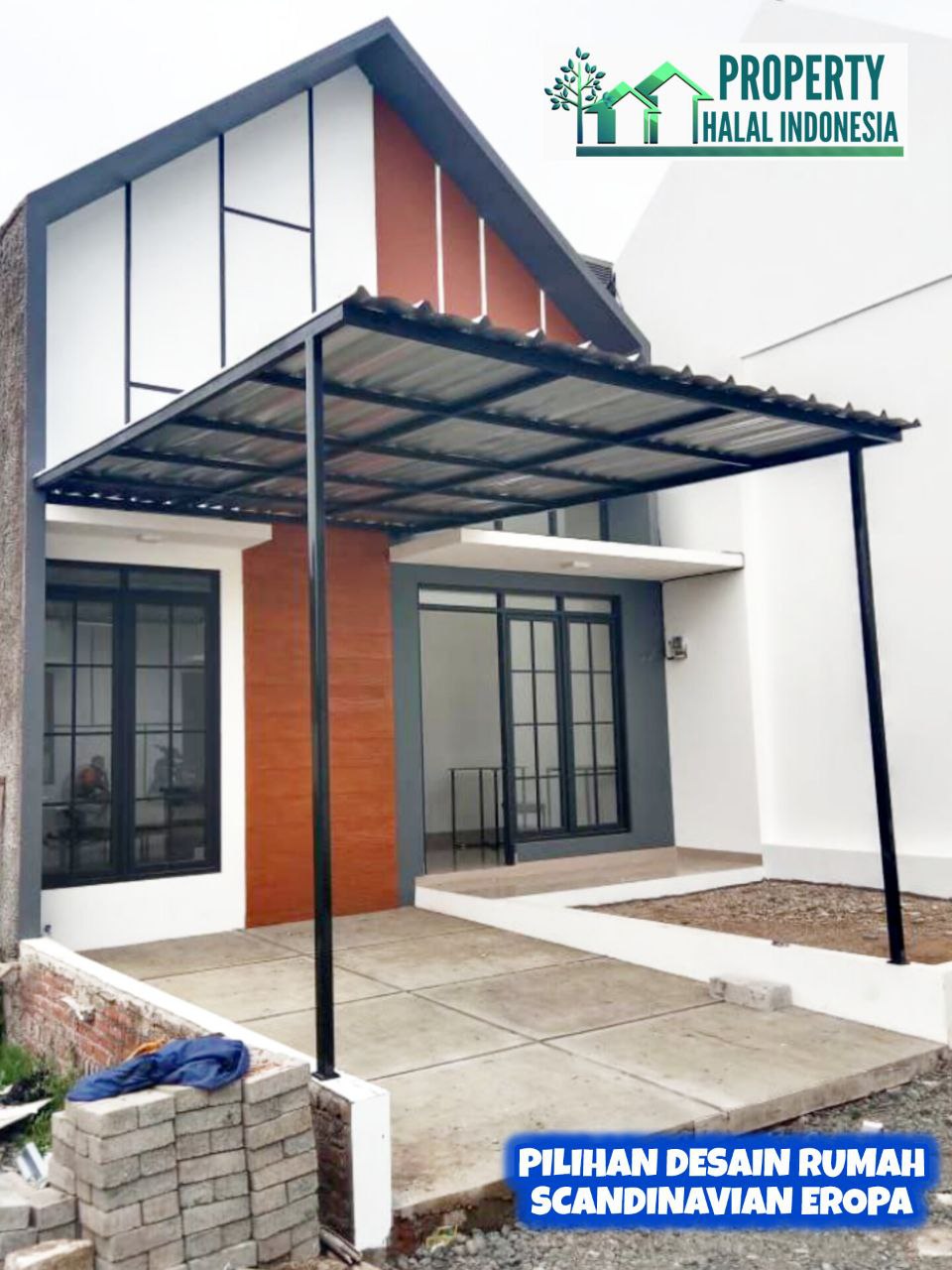Jual Jual Rumah Islami Modern Scandinavian Cileunyi Kulon Bandung Dekat Gate Tol Cileunyi - SHM IMB Pecah - KPR Developer Tanpa Riba Tanpa Bank - Hubungi Property Halal Indonesia - WA 081586669764