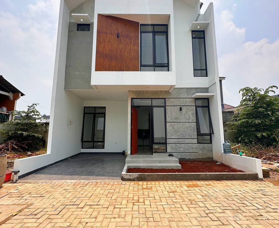 Jual Rumah Modern Siap Huni Ready Stock Cipayung Jakarta Timur Dekat Gate Tol Setu Cipayung - KPR Developer Tanpa Riba & KPR BSI Tanpa DP Nol % - SHM PBG - Akses Langsung Jalan Raya - Hubungi Property Halal Indonesia - WA 081586669764