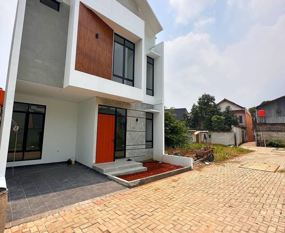Jual Rumah Modern Siap Huni Ready Stock Cipayung Jakarta Timur Dekat Gate Tol Setu Cipayung - KPR Developer Tanpa Riba & KPR BSI Tanpa DP Nol % - SHM PBG - Akses Langsung Jalan Raya - Hubungi Property Halal Indonesia - WA 081586669764