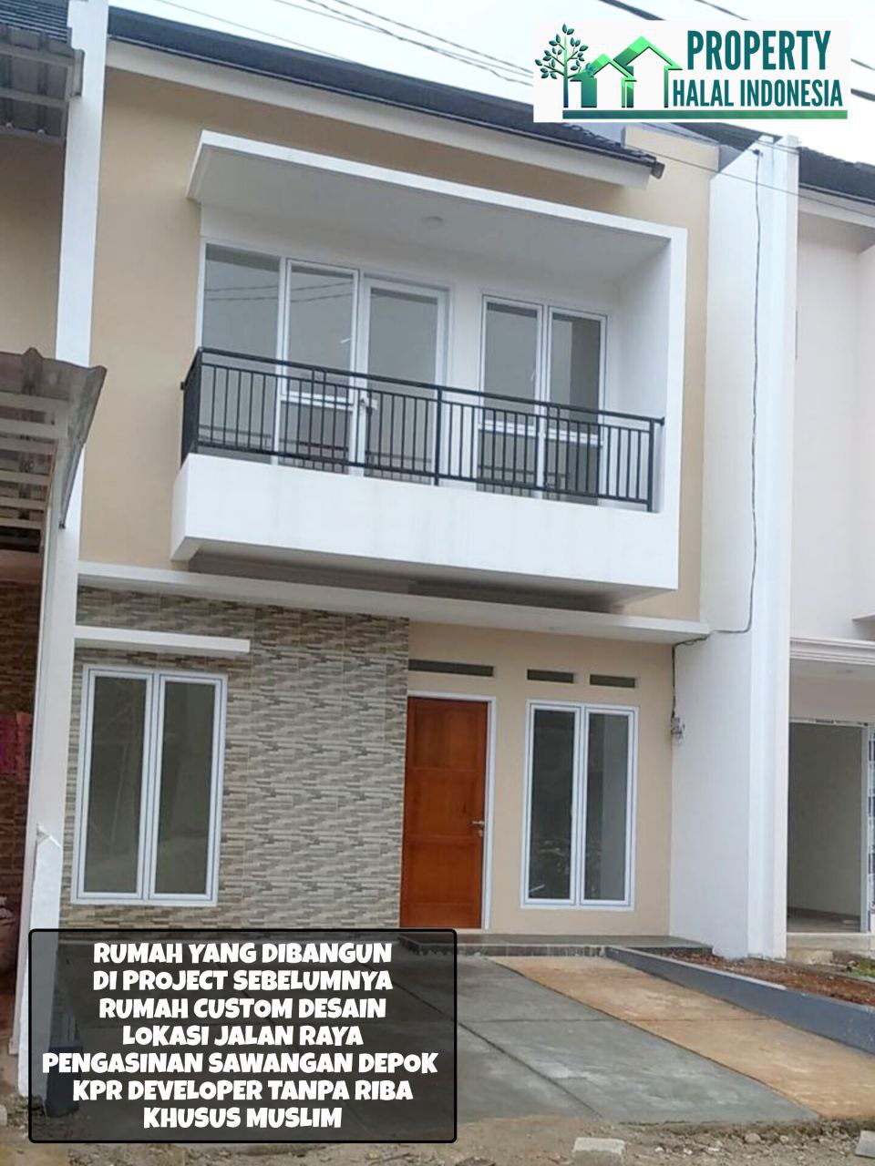 Jual Rumah Modern Murah Islami Pasir Putih Sawangan Depok - KPR Developer Flat Tanpa Riba Tanpa Bank Tanpa BI Checking - Khusus Muslim - Hubungi Segera Property Halal Indonesia - WA 081586669764