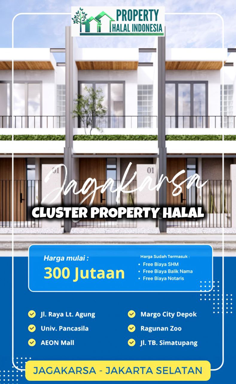 Jual Rumah Murah Minimalis Jagakarsa Jakarta Selatan - Surat SHM - Dekat Stasiun KRL Univ. Pancasila - 2 KT 1 KM Dapur Balkon R.Tamu R.Cuci - Hubungi Property Halal Indonesia - WA 081586669764