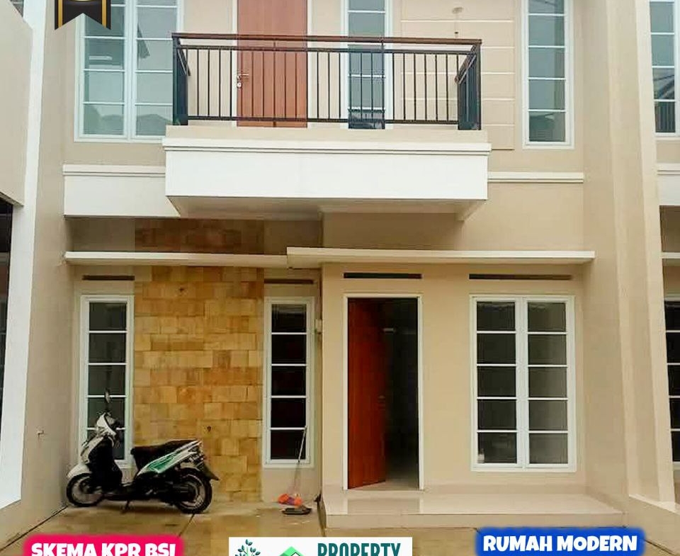 Jual Rumah Modern Pondok Benda Pamulang Dekat Walkot Tangsel - Unit Ready Stock Siap Huni - KPR BSI Tanpa DP Flat Tanpa Riba - SHM IMB Pecah - Hubungi Property Halal Indonesia - WA 081586669764